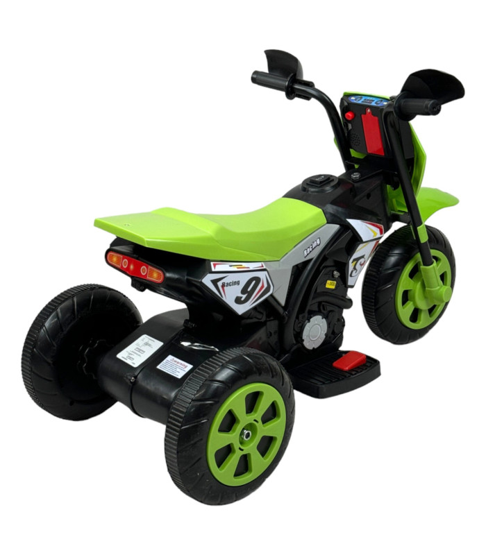 Foto 4 pulgar | Motocicleta Montable Para Niños 3 Ruedas Sonido,luz 6v Verde