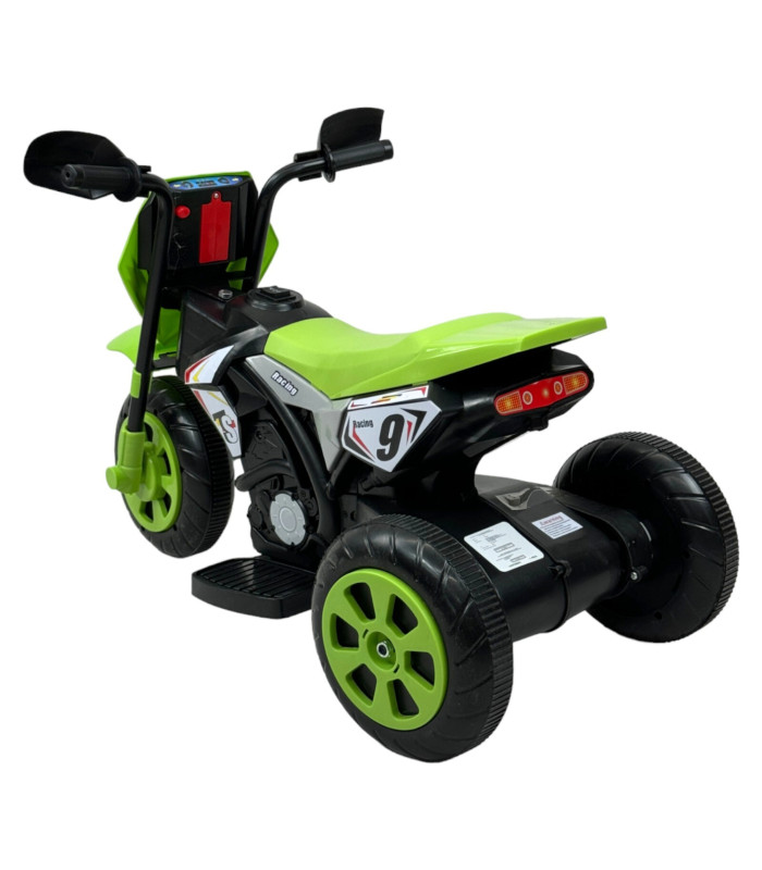 Foto 6 pulgar | Motocicleta Montable Para Niños 3 Ruedas Sonido,luz 6v Verde
