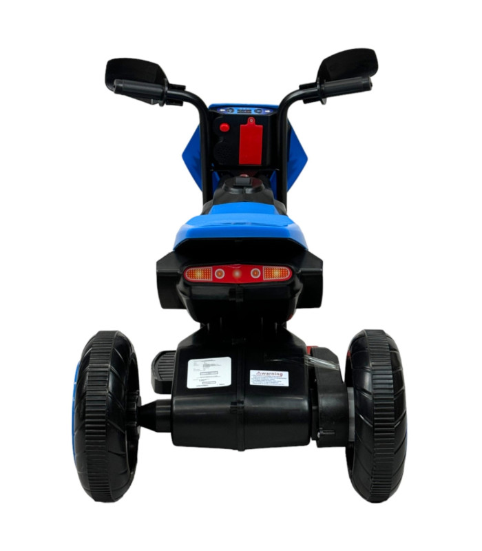 Foto 5 pulgar | Motocicleta Montable Para Niños 3 Ruedas Sonido,luz 6v Azul