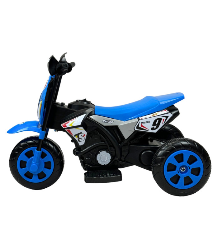 Foto 7 pulgar | Motocicleta Montable Para Niños 3 Ruedas Sonido,luz 6v Azul