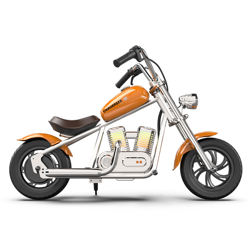 Moto Electrica Infantil Hyper Gogo Challenger 12 Pro Naranja