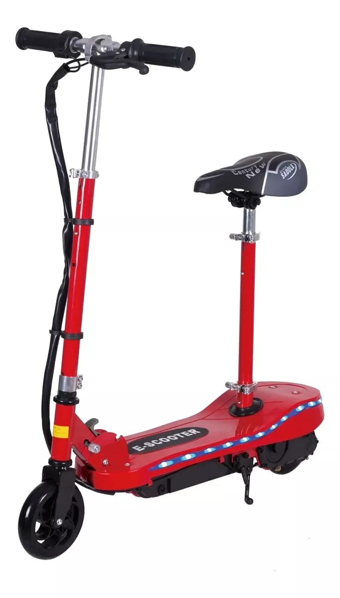 Scooter Patín Eléctrico Eco-Forte Cd05-s Luces 120w 12km/h Rojo $3,399