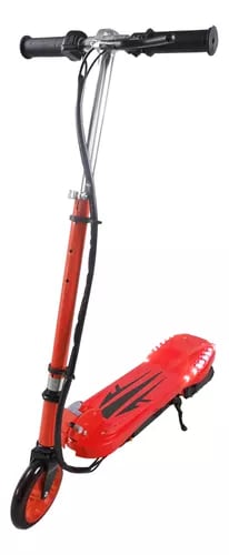 Scooter Patín Eléctrico Aeiou AE-6922083R-CD06 con Luces 120 w 12km/h Rojo $3,099