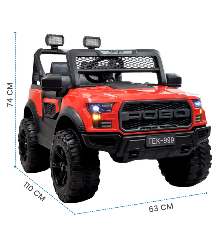 Foto 4 | Montable Eléctrico para Niños Control Remoto Luz Led Raptor 12v