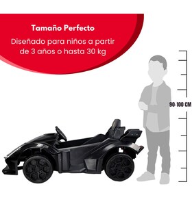 Foto 2 | Montable para Niños con Control Remoto Negro