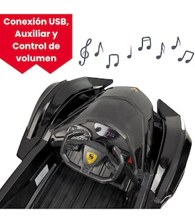 Foto 3 | Montable para Niños con Control Remoto Negro