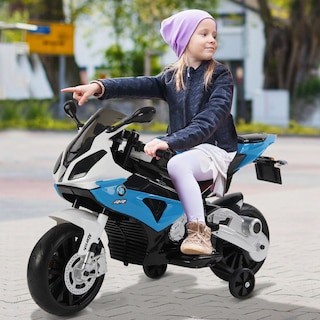 Foto 8 | Motocicleta Montable Eléctrica Rastar Celeste BMW S1000 Rr