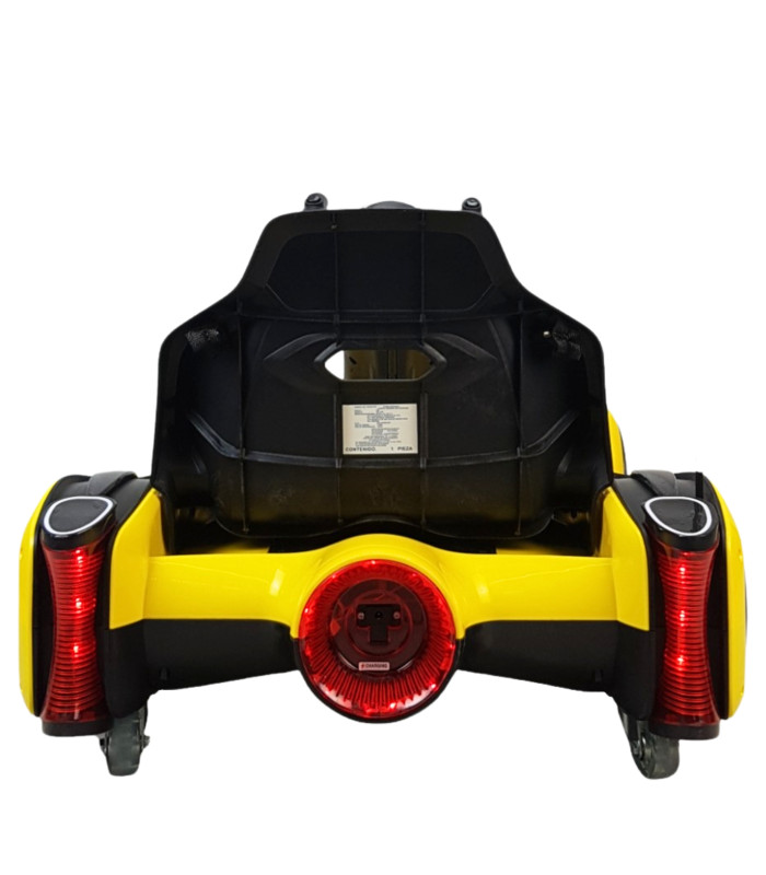 Foto 8 | Go Kart Montable Electrico Control Remoto Luz Y Sonido 12v - Amarillo