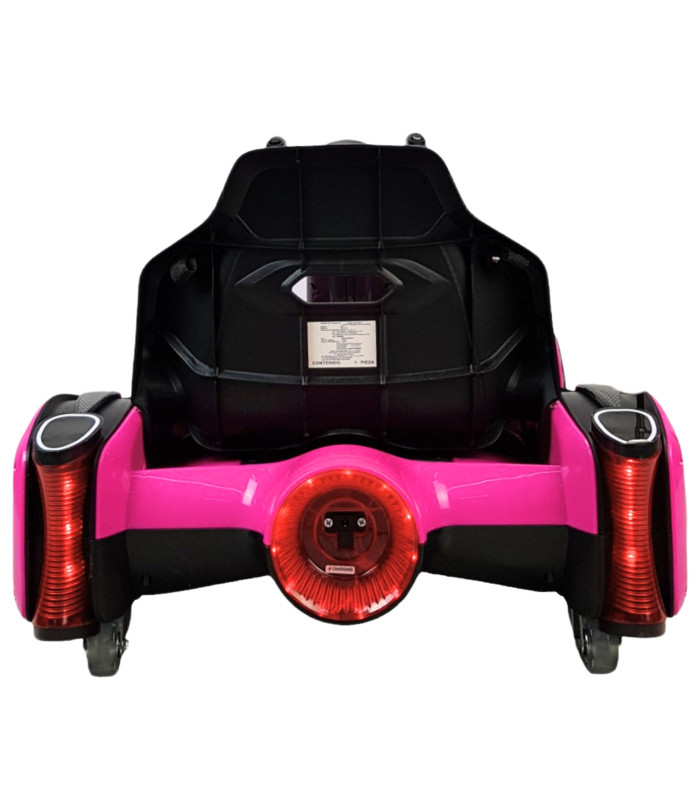 Foto 9 pulgar | Go Kart Montable Electrico Control Remoto Luz Y Sonido 12v - Rosa