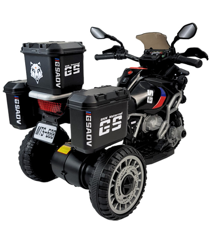 Foto 6 pulgar | Motocicleta Eléctrica Infantil Negra Recargable