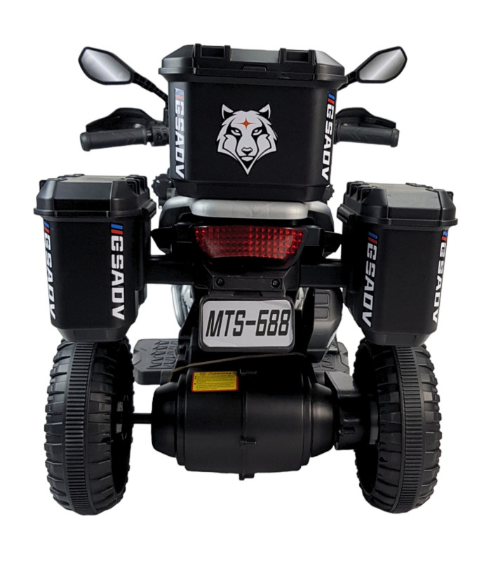 Foto 7 | Motocicleta Eléctrica Infantil Negra Recargable