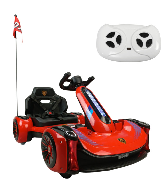 Foto 1 | Go Kart Montable Electrico Control Remoto Luz Y Sonido 12v - Rojo