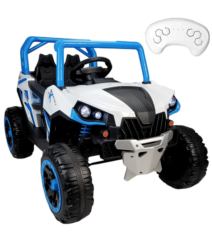Foto 2 pulgar | Montable Eléctrico con Control Remoto Luz Led 12v Azul para Niños