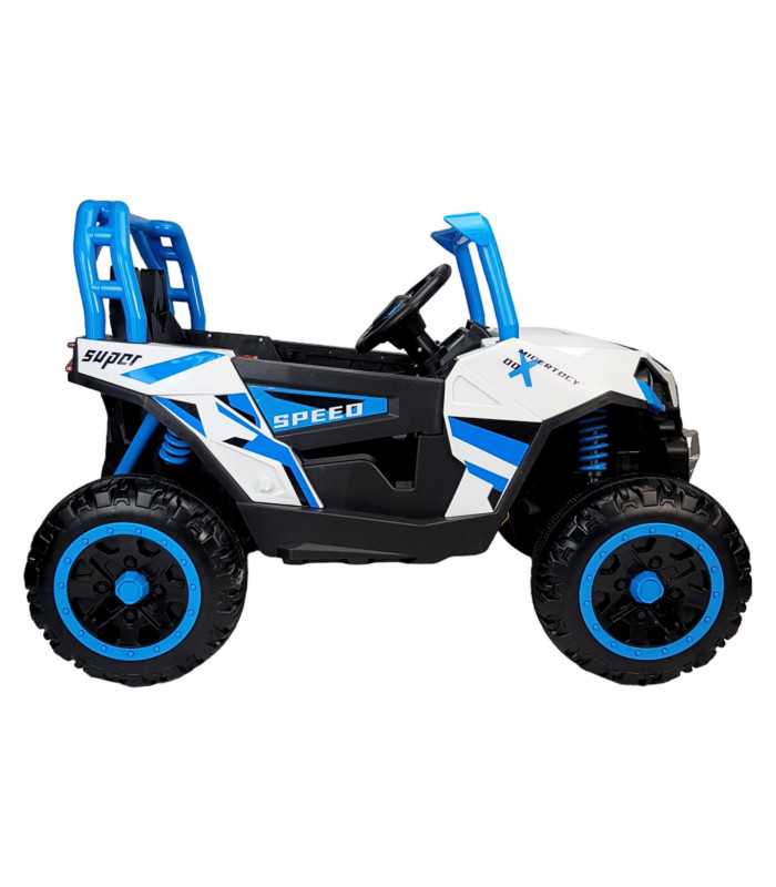 Foto 7 pulgar | Montable Eléctrico con Control Remoto Luz Led 12v Azul para Niños