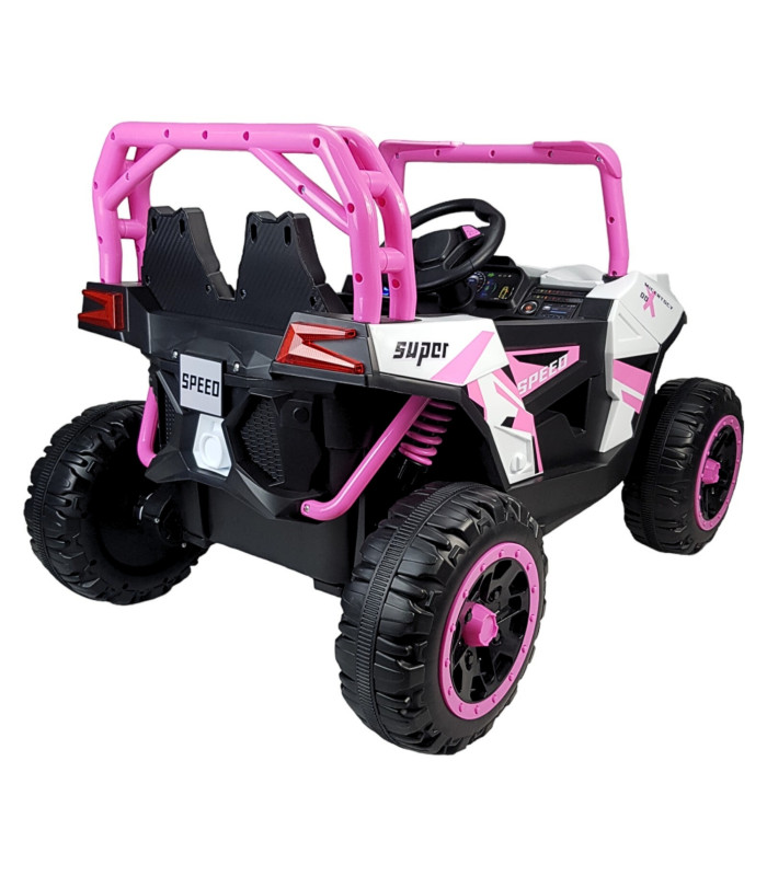 Foto 5 | Montable Eléctrico con Control Remoto Luz Led 12v Rosa para Niños