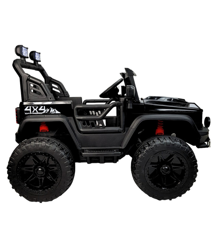 Foto 8 pulgar | Montable Eléctrico Camioneta 4x4 con Control Remoto 12v Negro para Niños