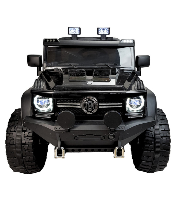 Foto 9 pulgar | Montable Eléctrico Camioneta 4x4 con Control Remoto 12v Negro para Niños