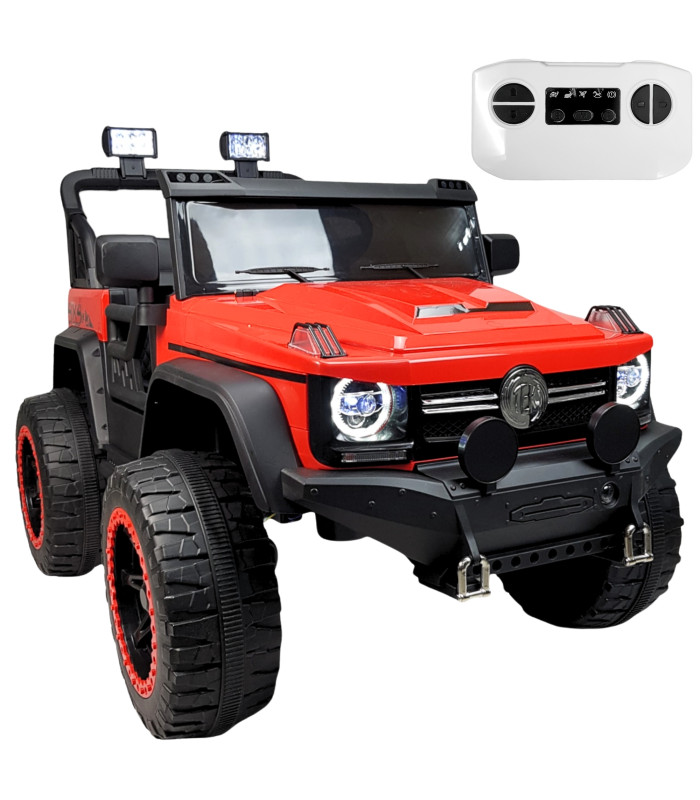 Montable Eléctrico Camioneta 4x4 con Control Remoto 12v Rojo para Niños