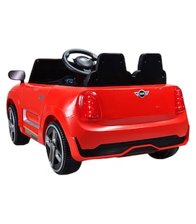 Foto 6 | Montable Electrico Para Niños Cooper Con Control Remoto Luz Led 12v - Rojo