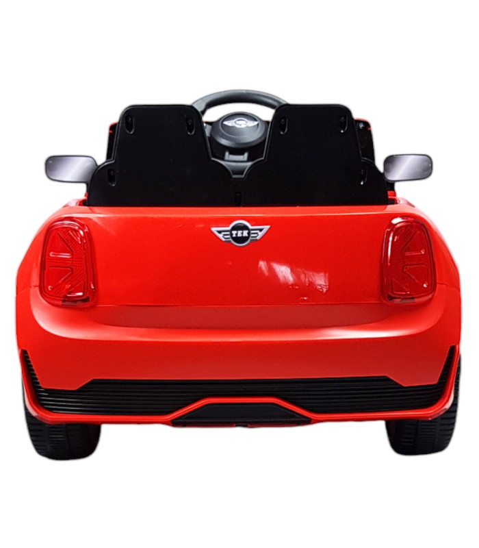 Foto 7 | Montable Electrico Para Niños Cooper Con Control Remoto Luz Led 12v - Rojo