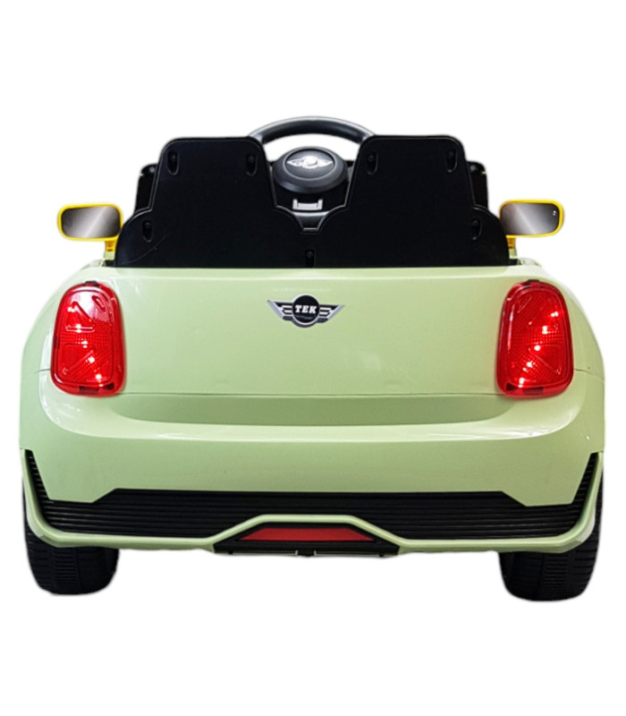 Foto 7 | Montable Electrico Para Niños Cooper Con Control Remoto Luz Led 12v - Verde