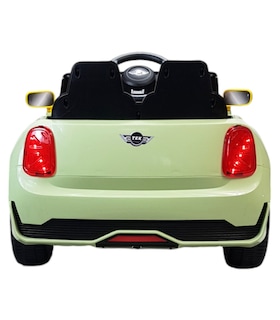 Foto 7 | Montable Electrico Para Niños Cooper Con Control Remoto Luz Led 12v - Verde