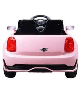 Foto 7 | Montable Electrico Para Niños Cooper Con Control Remoto Luz Led 12v - Rosa