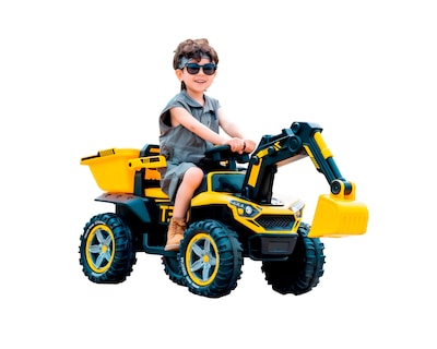Foto 3 | Excavadora Eléctrica Para Niño Con Luces Led Y Control Remoto Bluelander
