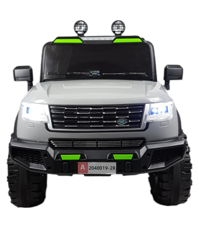 Foto 6 | Montable Electrico Para Niños Camioneta Control Remoto Luz Led 12v GRIS