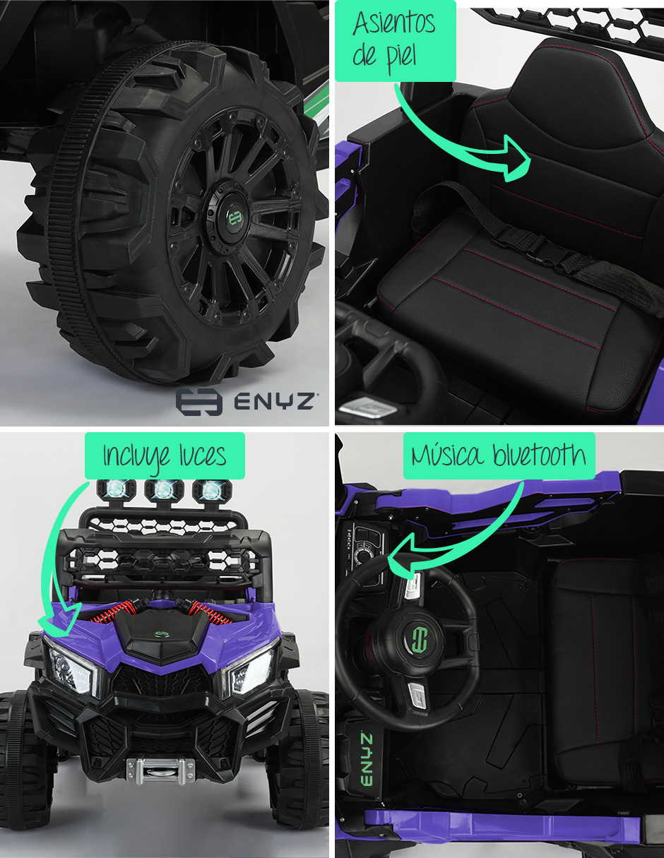 Foto 4 pulgar | Montable Eléctrico Artego Jeep con Control Remoto