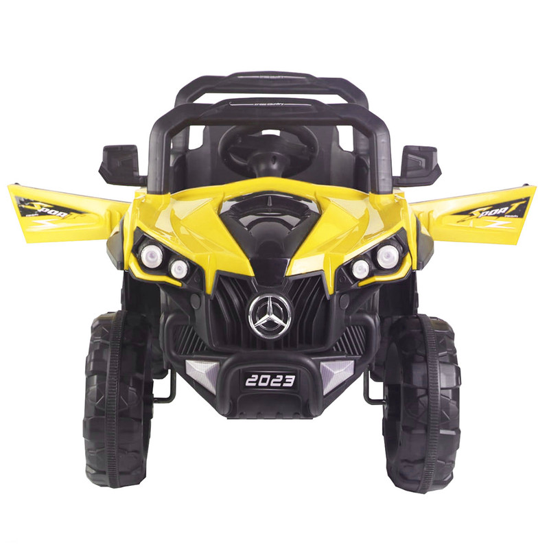 Montable Electrico tipo RZR Mercedez Generico Color Amarillo