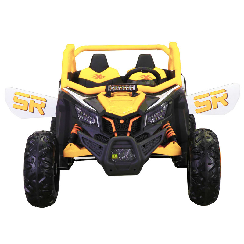 Montable Electrico tipo RZR Rs Generico color Amarillo