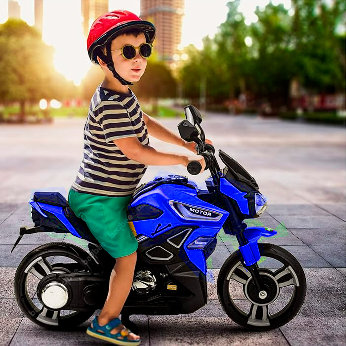 Foto 6 | Montable Electrico Mini Moto Azul