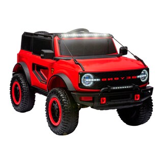 Foto 2 | Montable Eléctrico Bronco Rojo con Luces y Conexión USB