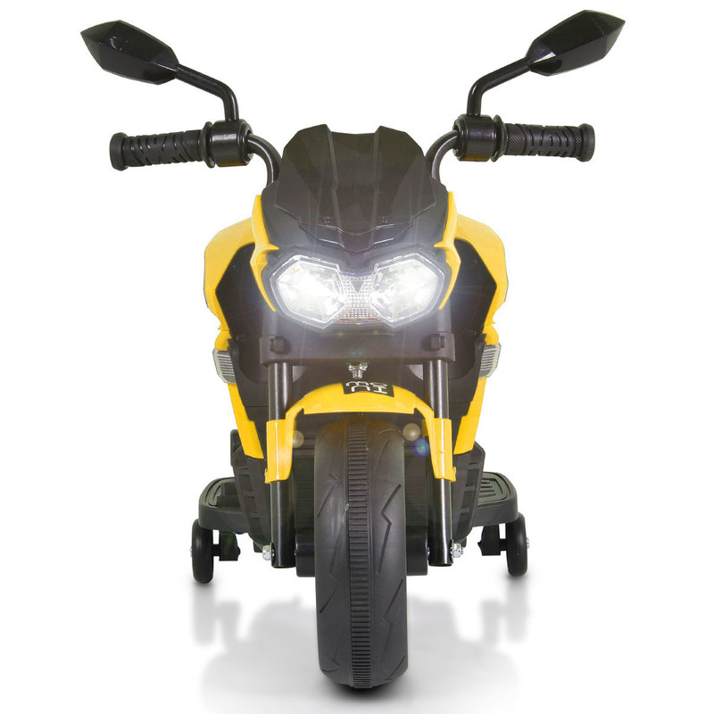 Montable Eléctrico Minimoto Amarilla