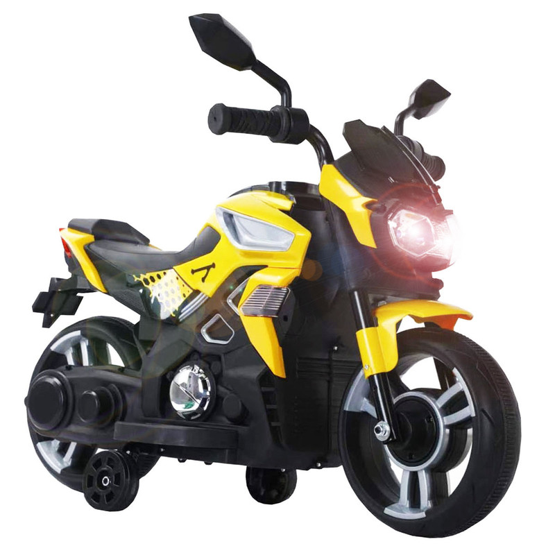 Foto 3 pulgar | Montable Eléctrico Minimoto Amarilla