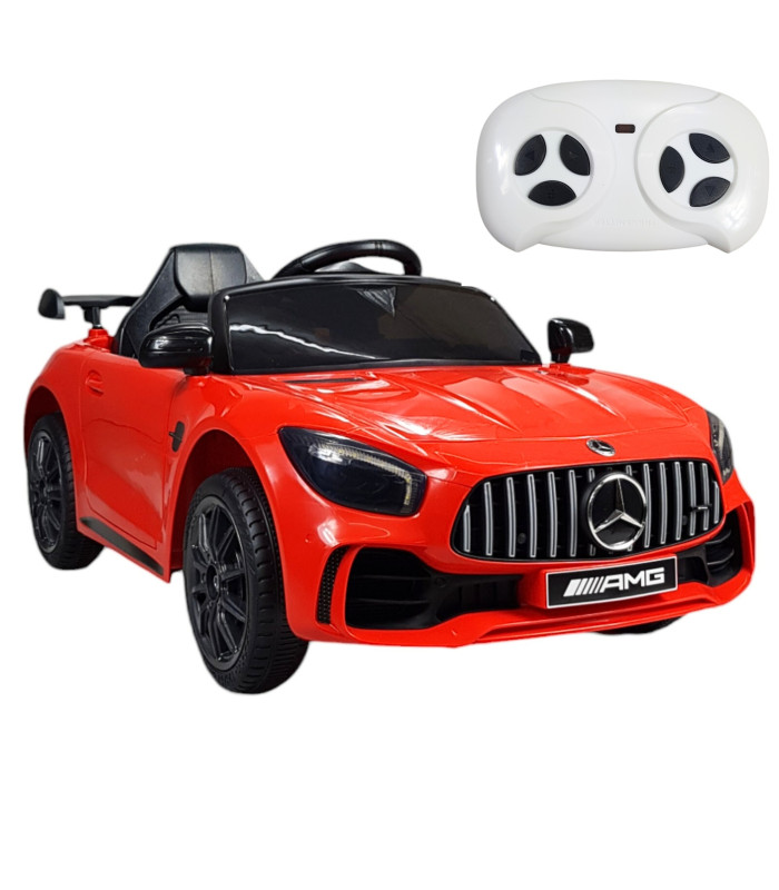 Montable Eléctrico para Niños Carro AMG con Control Remoto y Luz Led 12v - Rojo