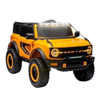 Foto 1 | Montable Electrico Tipo Camioneta Amarillo con Luces y Conexión USB