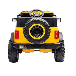 Foto 4 | Montable Electrico Tipo Camioneta Amarillo con Luces y Conexión USB