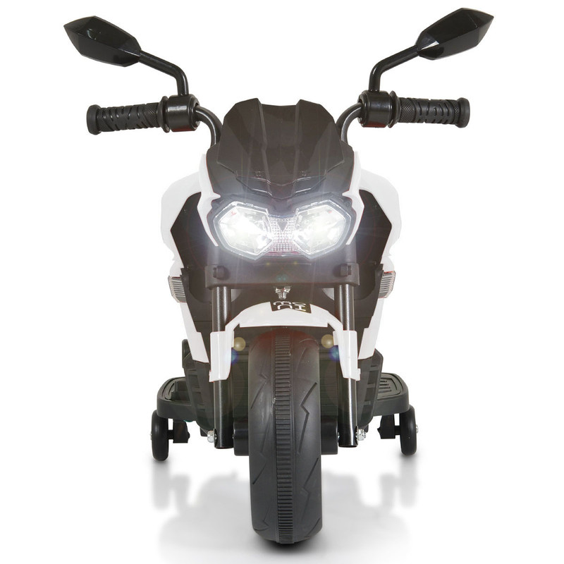 Montable Eléctrico Mini Moto Blanca