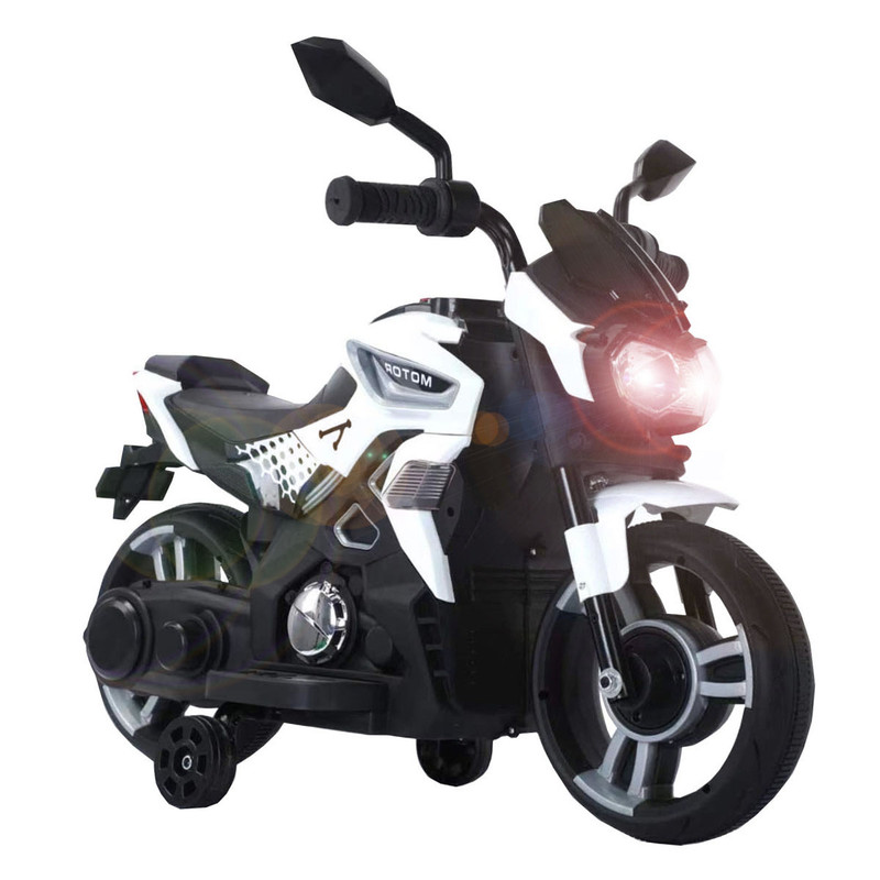 Foto 3 pulgar | Montable Eléctrico Mini Moto Blanca