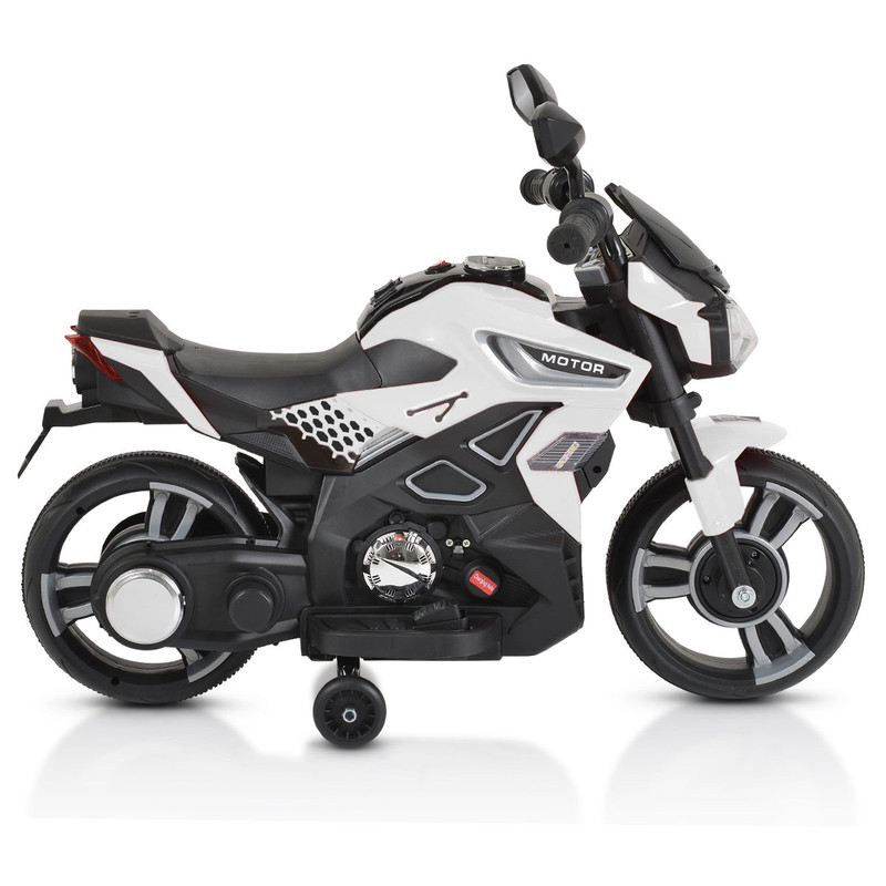 Foto 4 pulgar | Montable Eléctrico Mini Moto Blanca