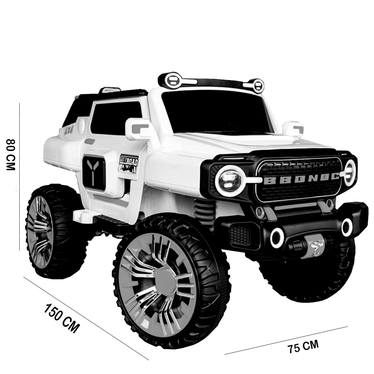 Foto 5 | Montable Eléctrico 4x4 Gris