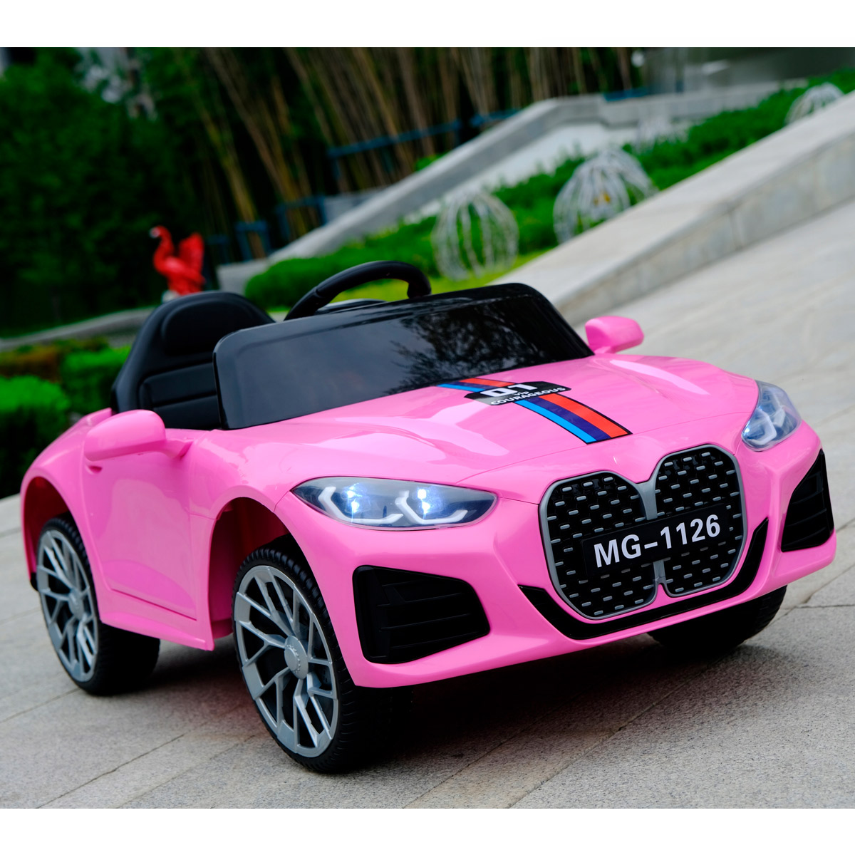 Foto 4 pulgar | Montable Eléctrico BMW Rosa para Niña