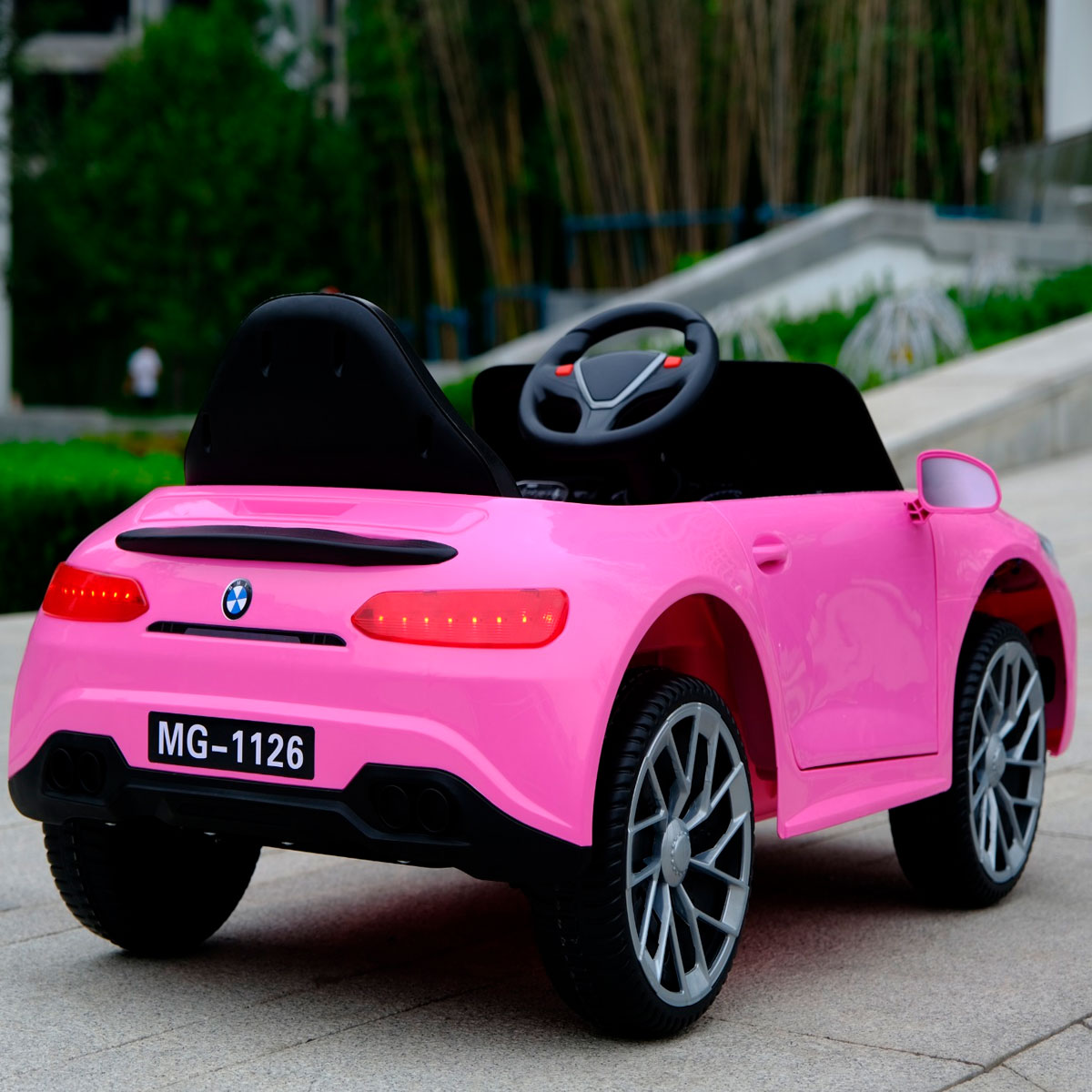 Foto 5 pulgar | Montable Eléctrico BMW Rosa para Niña
