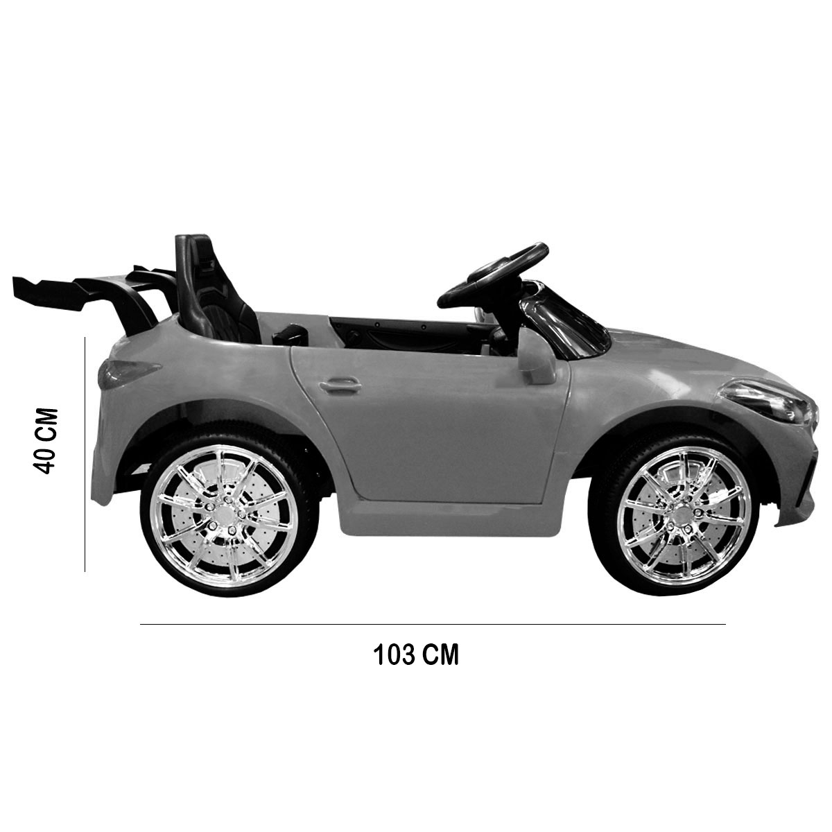 Foto 8 | Montable Eléctrico Compacto BMW con Alerón Blanco