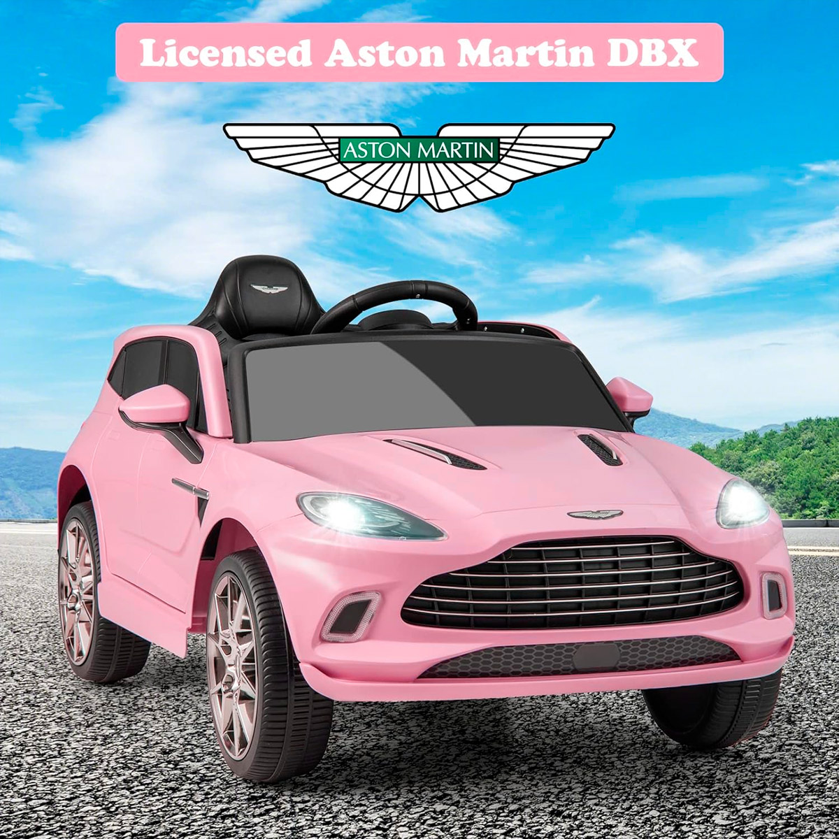 Foto 6 pulgar | Montable Eléctrico Aston Martin Rosa para Niña