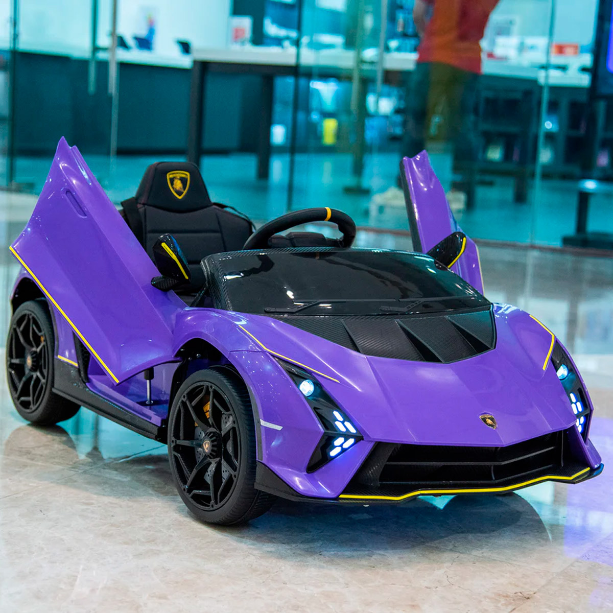Foto 3 | Montable Eléctrico Lamborghini Veneno Morado