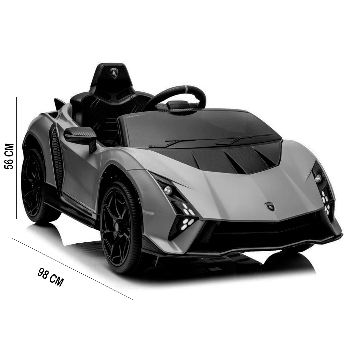 Foto 7 pulgar | Montable Eléctrico Lamborghini Veneno Morado