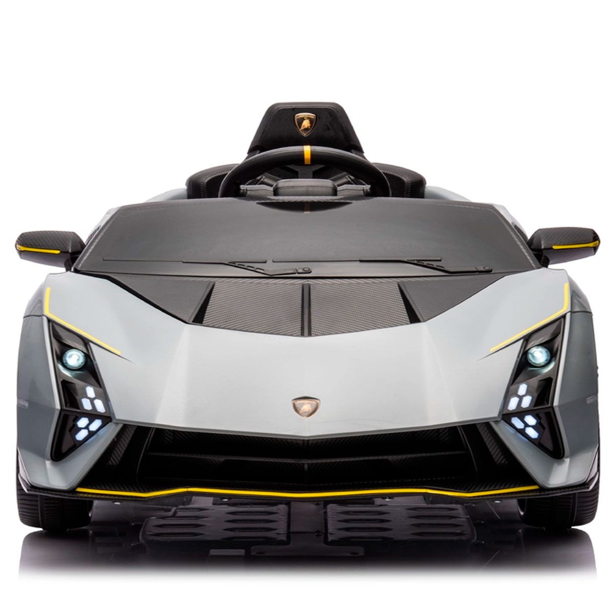 Foto 3 pulgar | Montable Eléctrico Lamborghini Veneno Gris